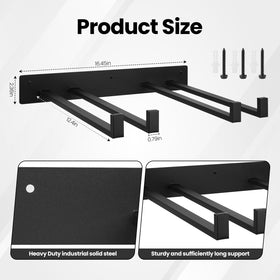 Neiteli folding chair storage rack holds 4-6 chairs for tidy patios
