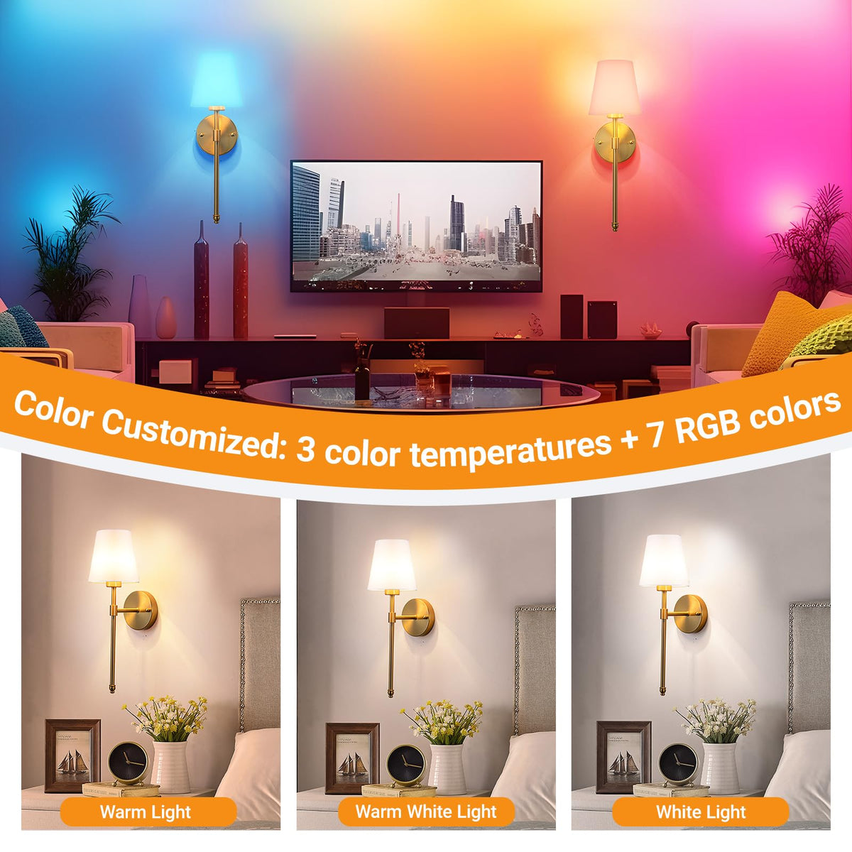 Nekhung RGB ambience light with color options for mood lighting
