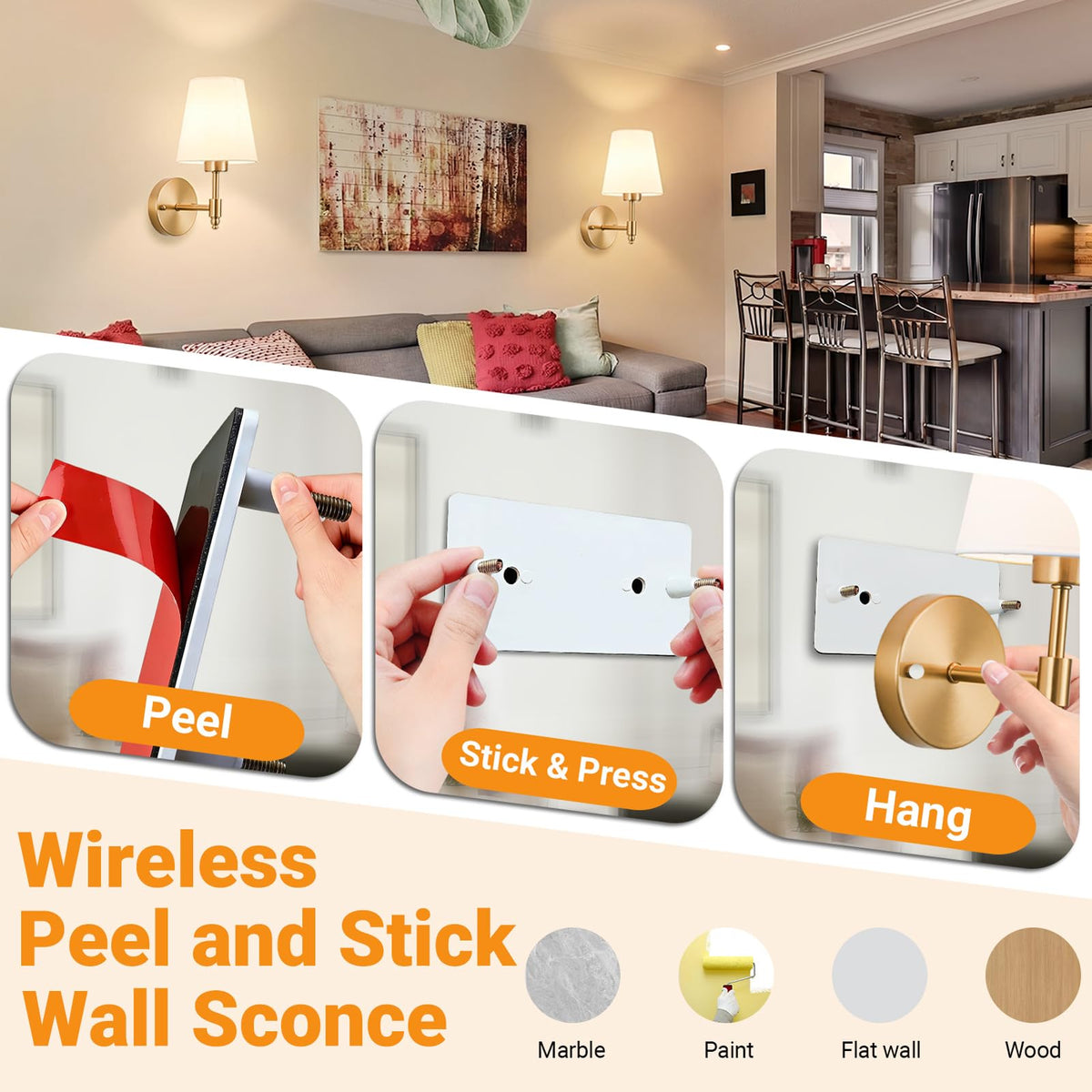 Nekhung RGB dimmable ambient light offers color options for mood.