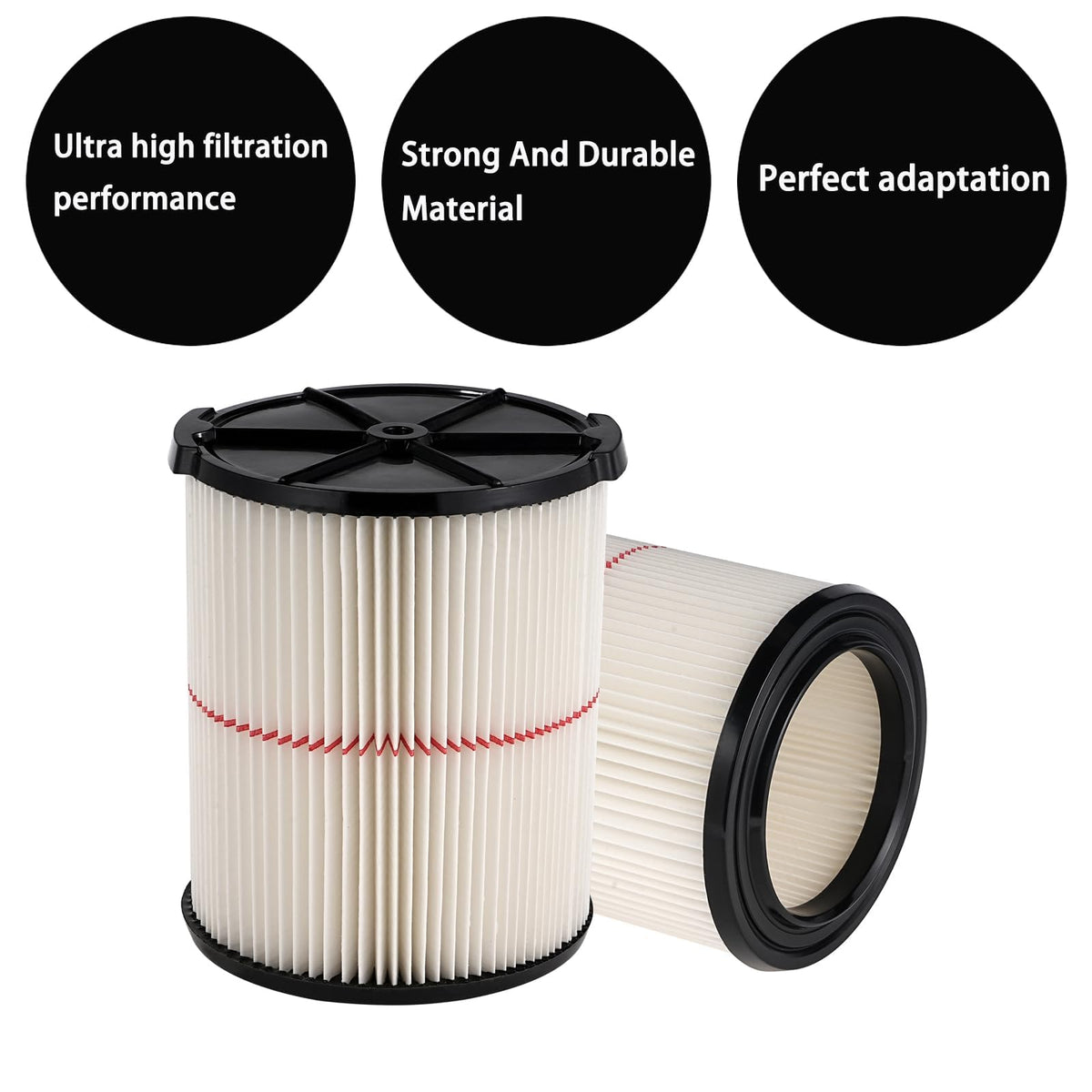 NelsMich easy install filter for Craftsman vacuums, quick replacement