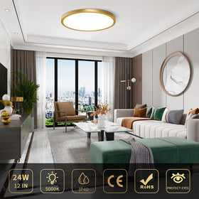 NELTBESIN flush-mount during ceiling installation demonstrates easy two-step setup.