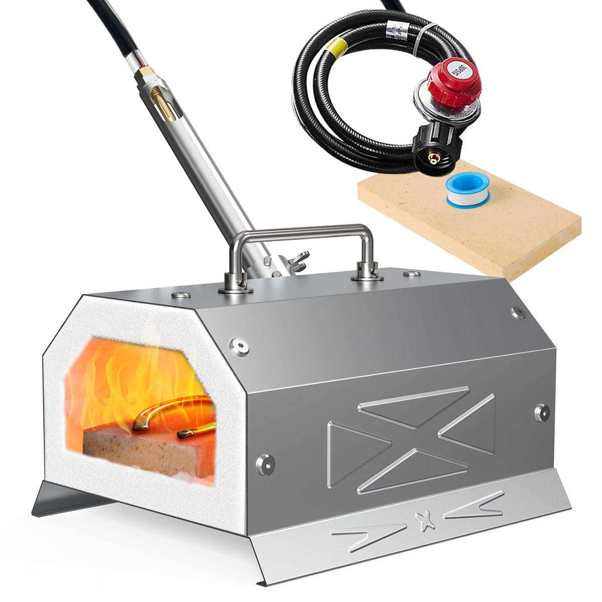 Nelyrho forge kit with one burner for precise metal heating and shaping