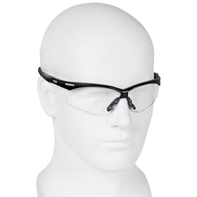 NEMESIS safety glasses angled view demonstrates lightweight construction and scratch-resistant lenses