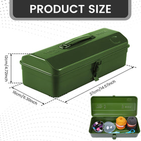 NEMTMCUA tool box with open lid reveals spacious interior for tools and parts.