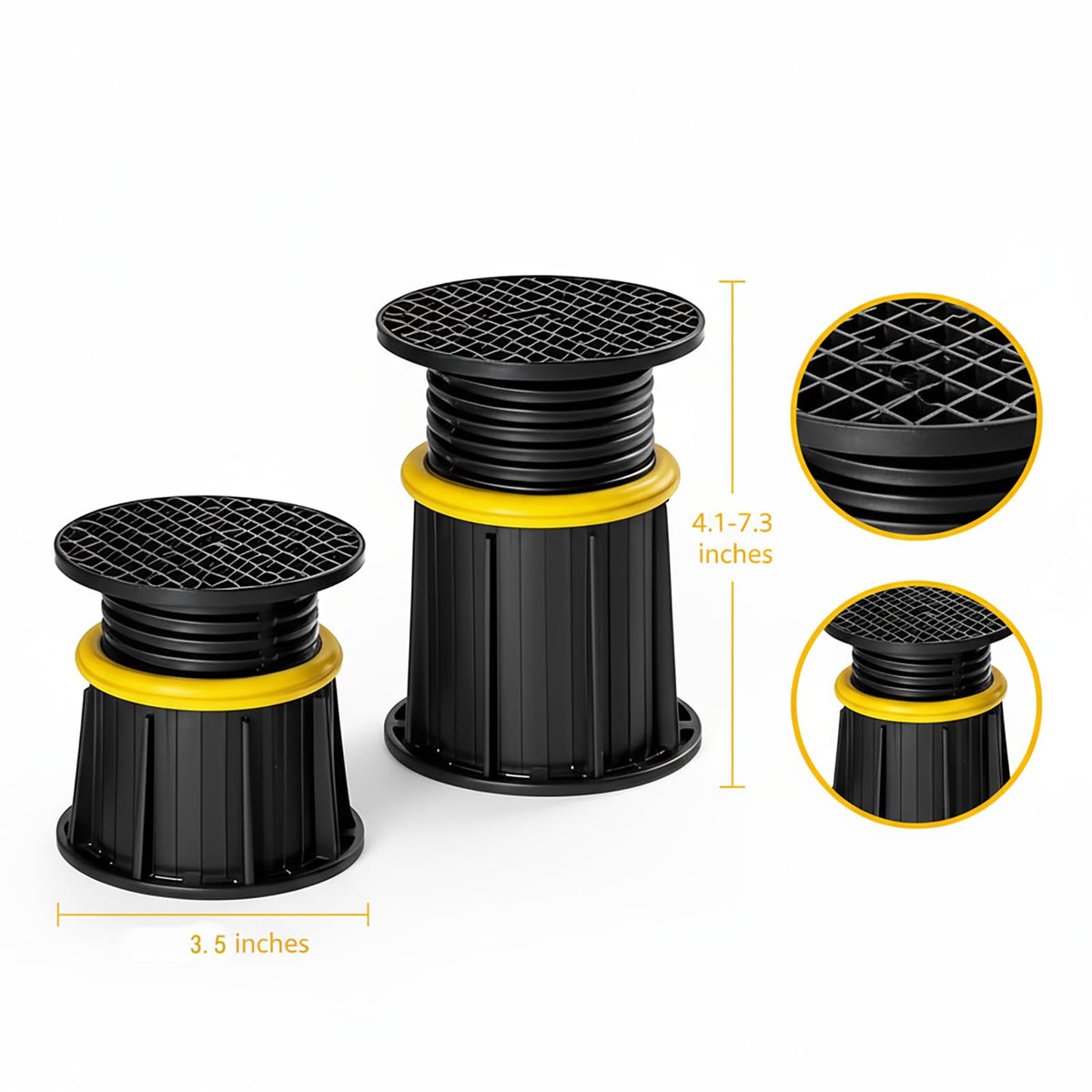NENOWOND heavy-duty bed center support legs in use, preventing sag and damage.