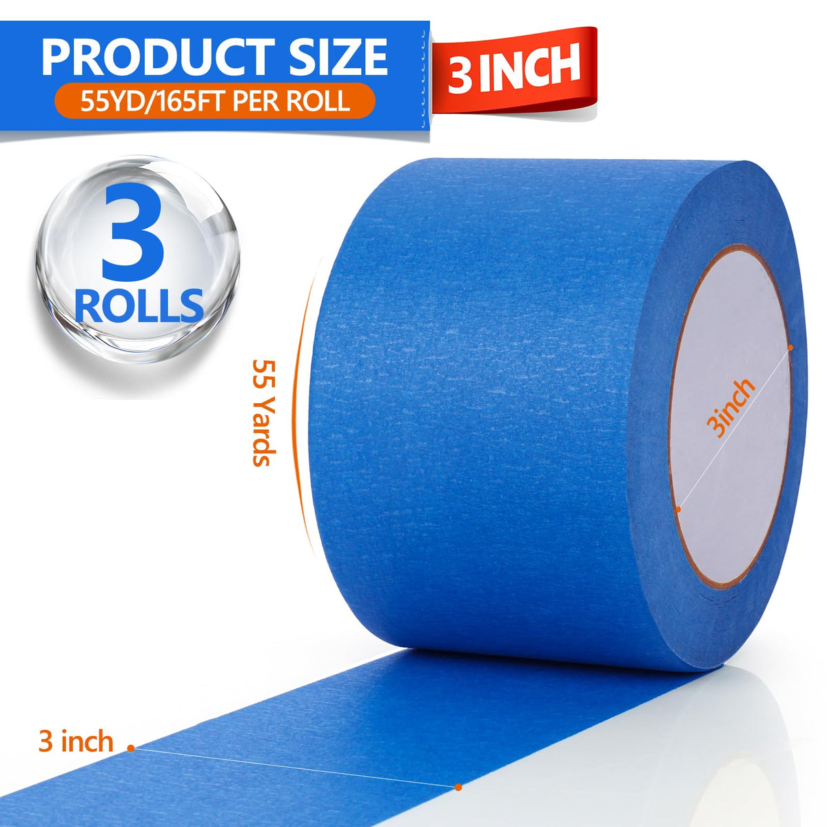 NEOACT tape torn by hand ready for quick setup