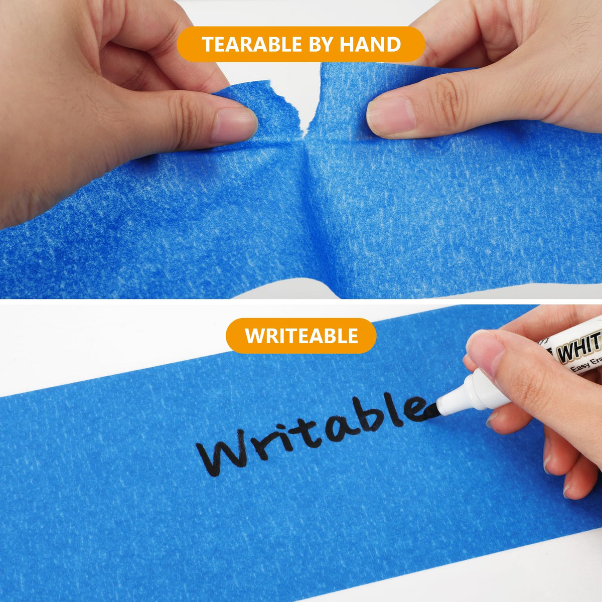 NEOACT blue tape resists sunlight for outdoor projects