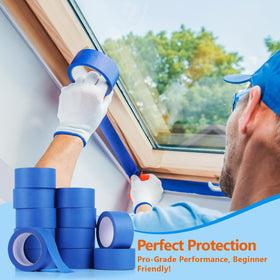 NEOACT blue masking tape enables labeling and precise masking for crafts.