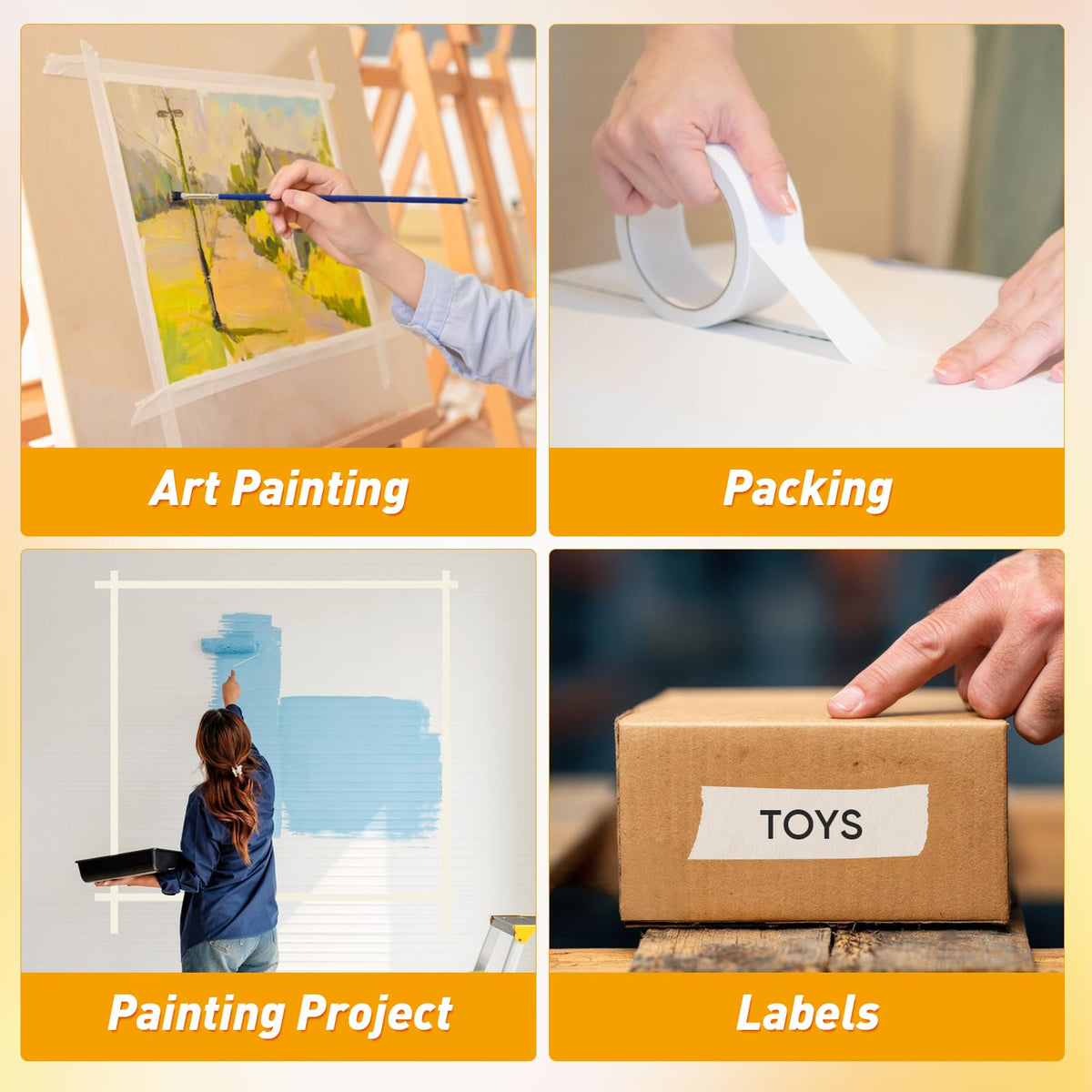 NEOACT tape suited for home, office, school, and arts.