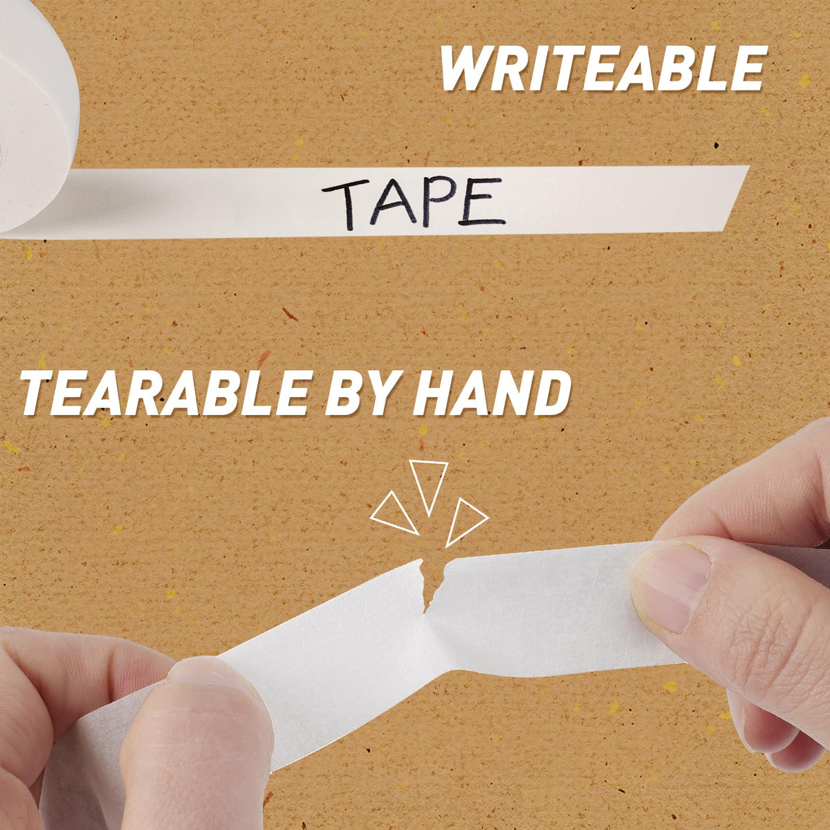 NeoAct indoor masking tape supports painting, labeling, and packaging.