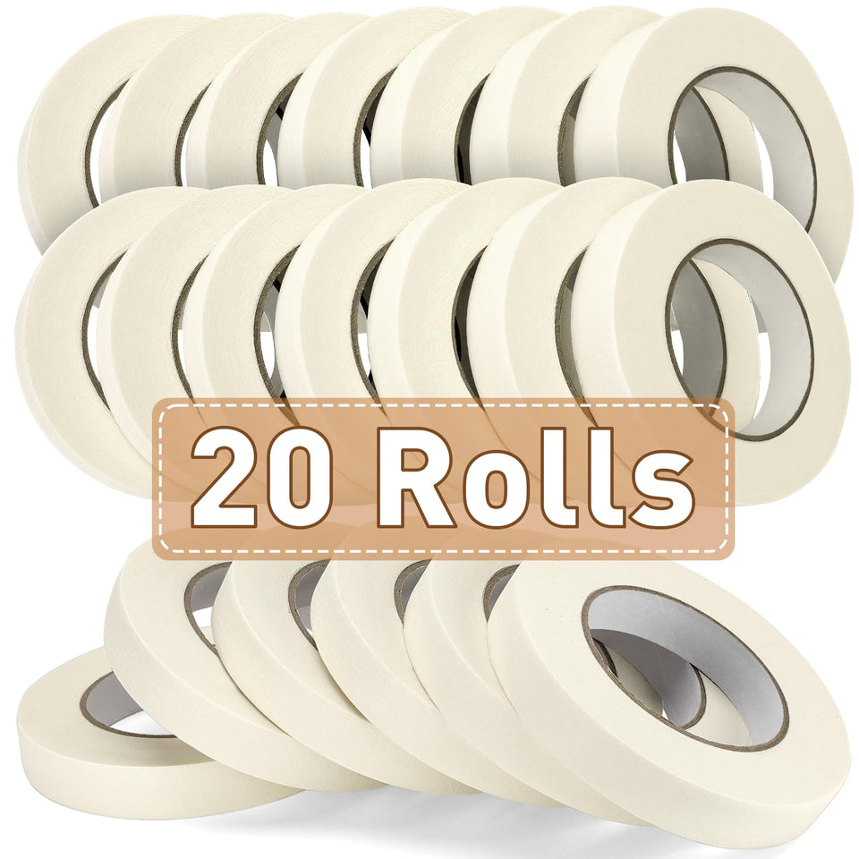 NeoAct masking tape 0.75in roll bundle for clean edge painting.