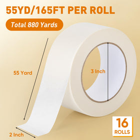 NEOACT masking tape offers wide coverage for large-area work.