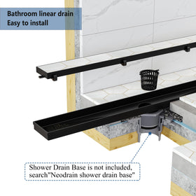 Neodrain deep slope design speeds drainage and reduces standing water