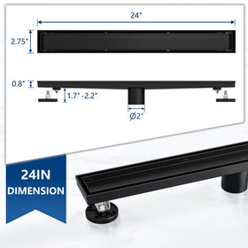 Neodrain matte black 304 stainless steel for durable corrosion resistance