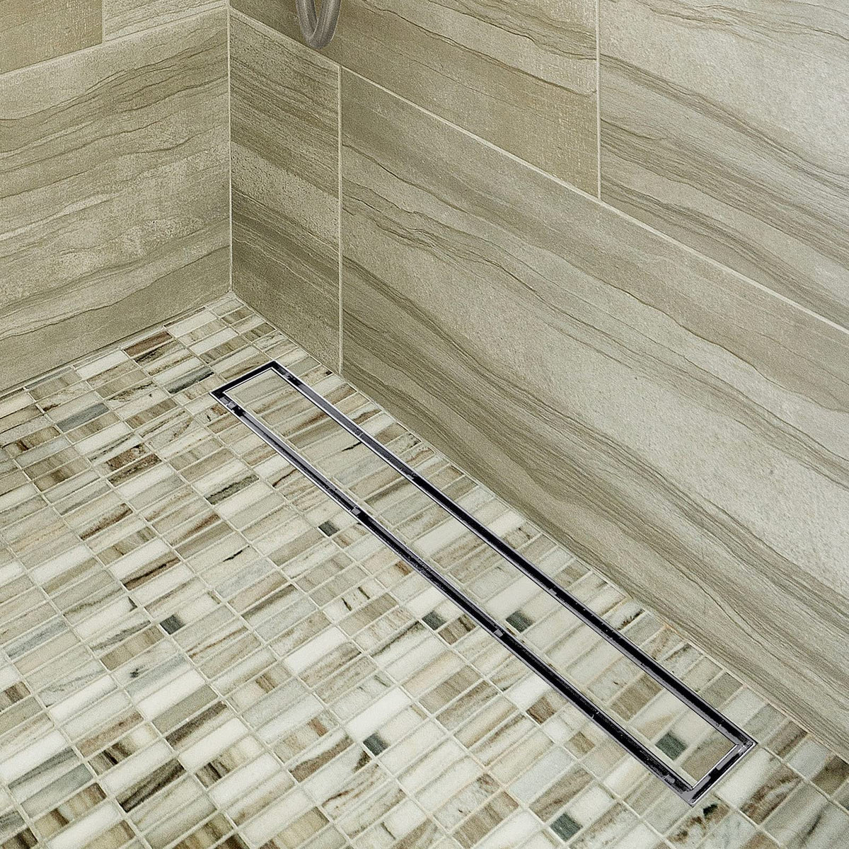 Neodrain brushed stainless steel finish for a durable, modern look