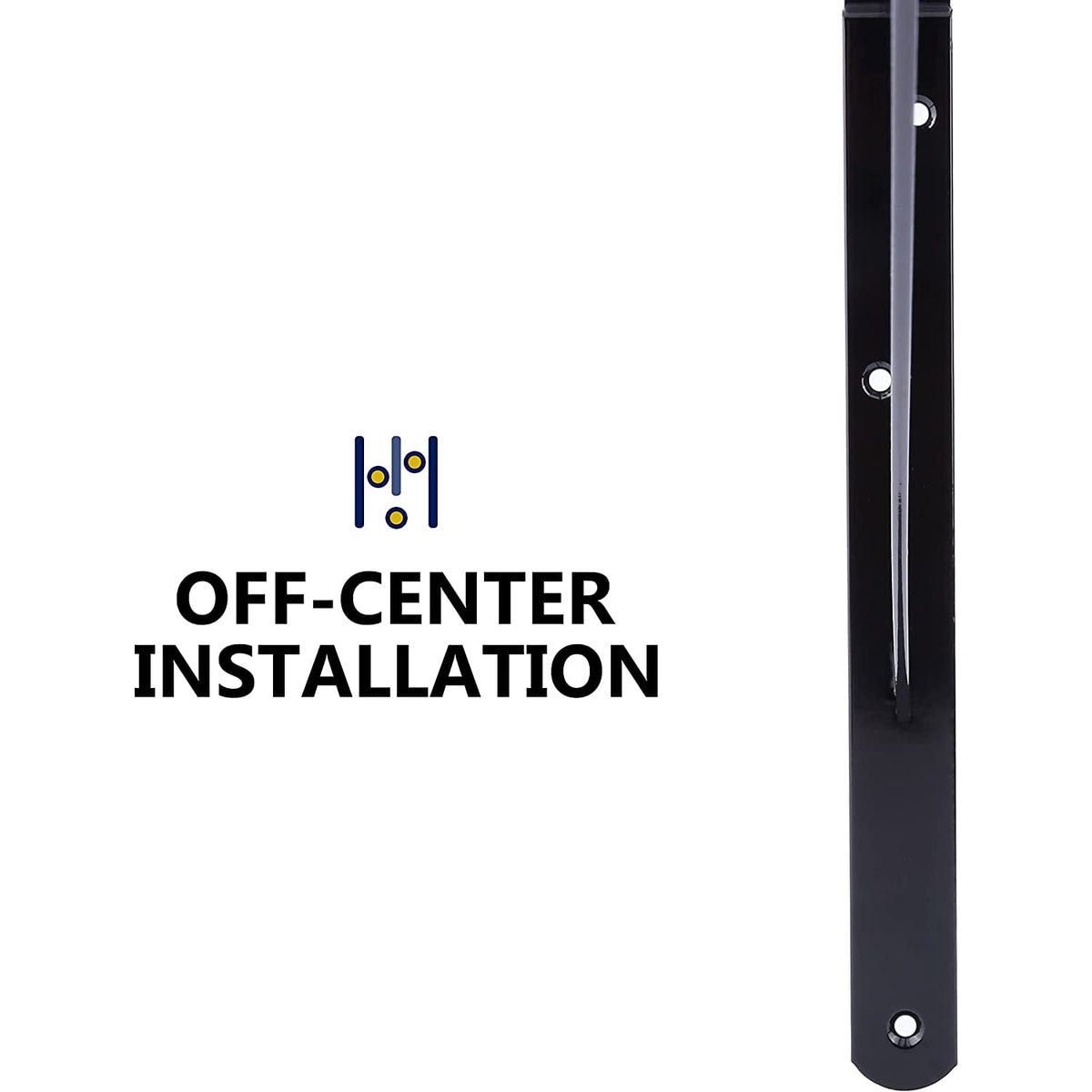 NEODROP 4-pack 12-inch bracket installed with shelves for durable storage