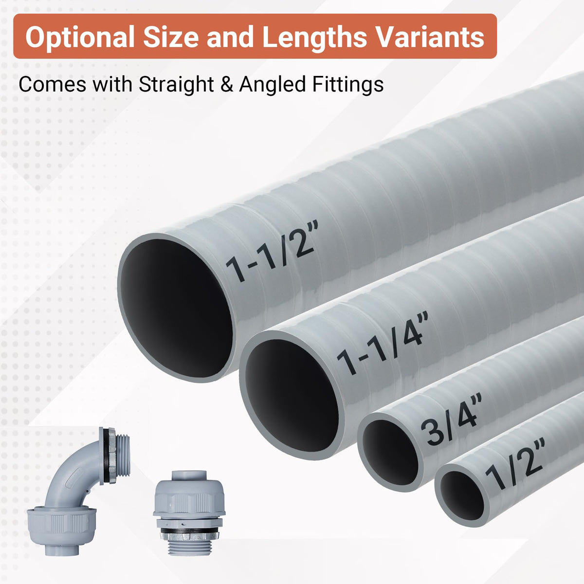Neorexon corrosion resistance half-inch conduit suitable for harsh environments and outdoor use