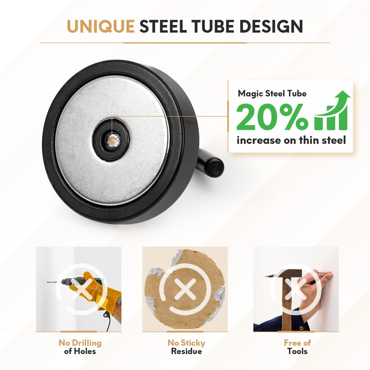 Neosmuk magnetic hooks grill utensil hanger—keep tools within reach