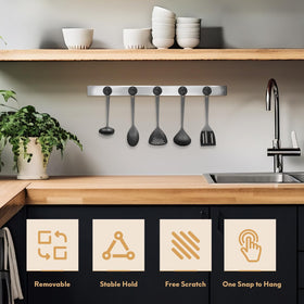 Neosmuk magnetic hooks key holder—keep keys accessible and organized