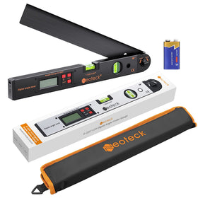 Neoteck angle finder protractor 225 aluminum body keeps it lightweight