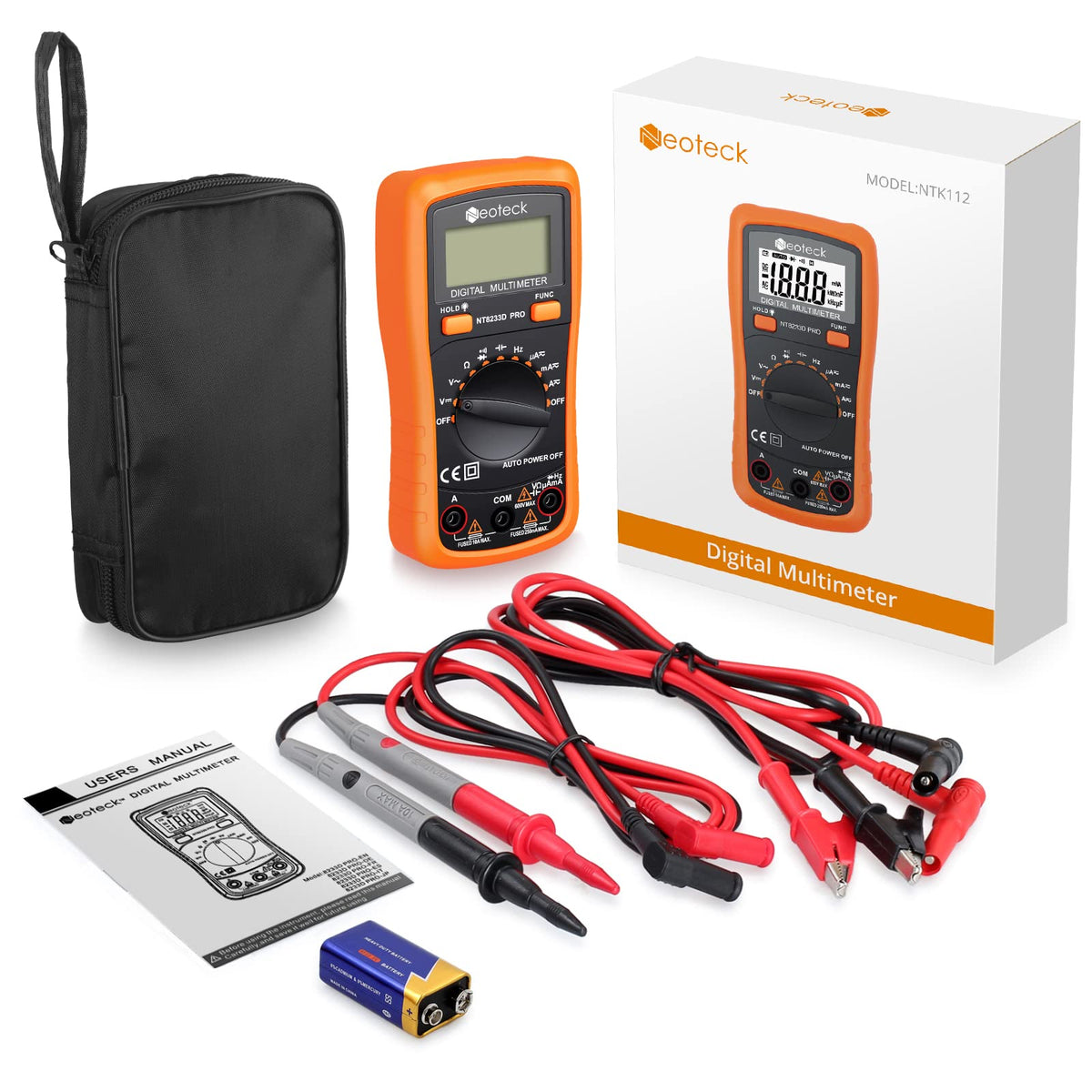 Neoteck DMM ideal for automotive diagnostics and general electronics work.