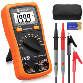 Neoteck DMM front view for quick, portable measurements on site.