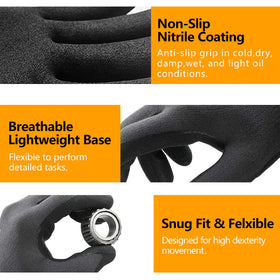 NEOTRIL Safety Gloves EN388 rating label indicating protective standards