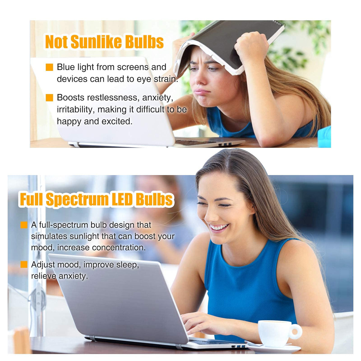 Neporal 800-lumen flicker-free light for comfortable long-hour work