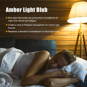 Neporal amber light bulb baby room cozy sunset ambiance