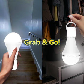 Neporal emergency bulb offers energy-efficient lighting, safer than candles.