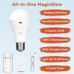 Neporal MagicGlow 3-color shift demonstrates versatile mood lighting for any occasion.