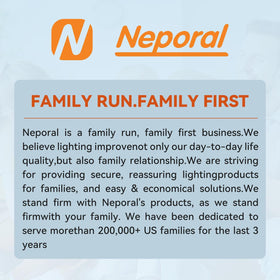 Neporal MagicGlow ready to illuminate emergencies with quick setup on nightstand.