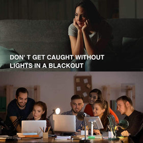 Neporal storage-area hook bulb keeps storage spaces illuminated.