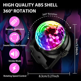 NEQUARE disco ball lights classroom dance setup using multiple units