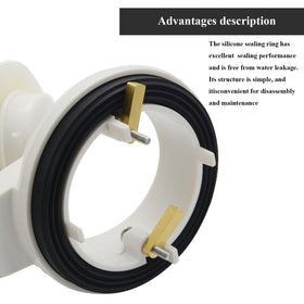 Nereusfwater kit features chain and rubber seal highlighting durable components for long-lasting performance.