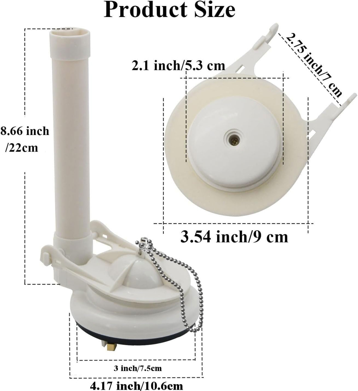 Silent flush design reduces noise during operation, improving bathroom comfort.