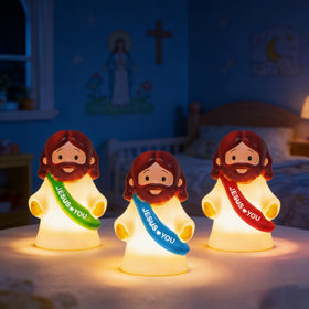 NEROSUN battery-powered night light suitable for portable use.