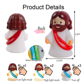 NEROSUN soft glow night light ideal for bedtime reading.