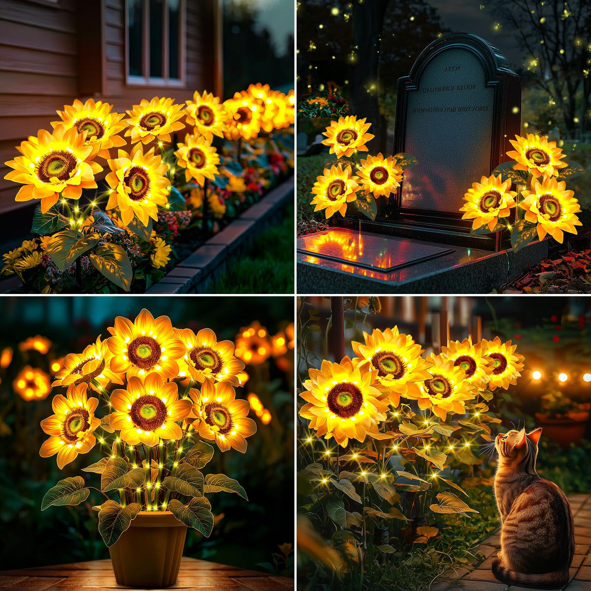 NESSTU Solar Flowers ideal as a Mother’s Day gift for garden lovers