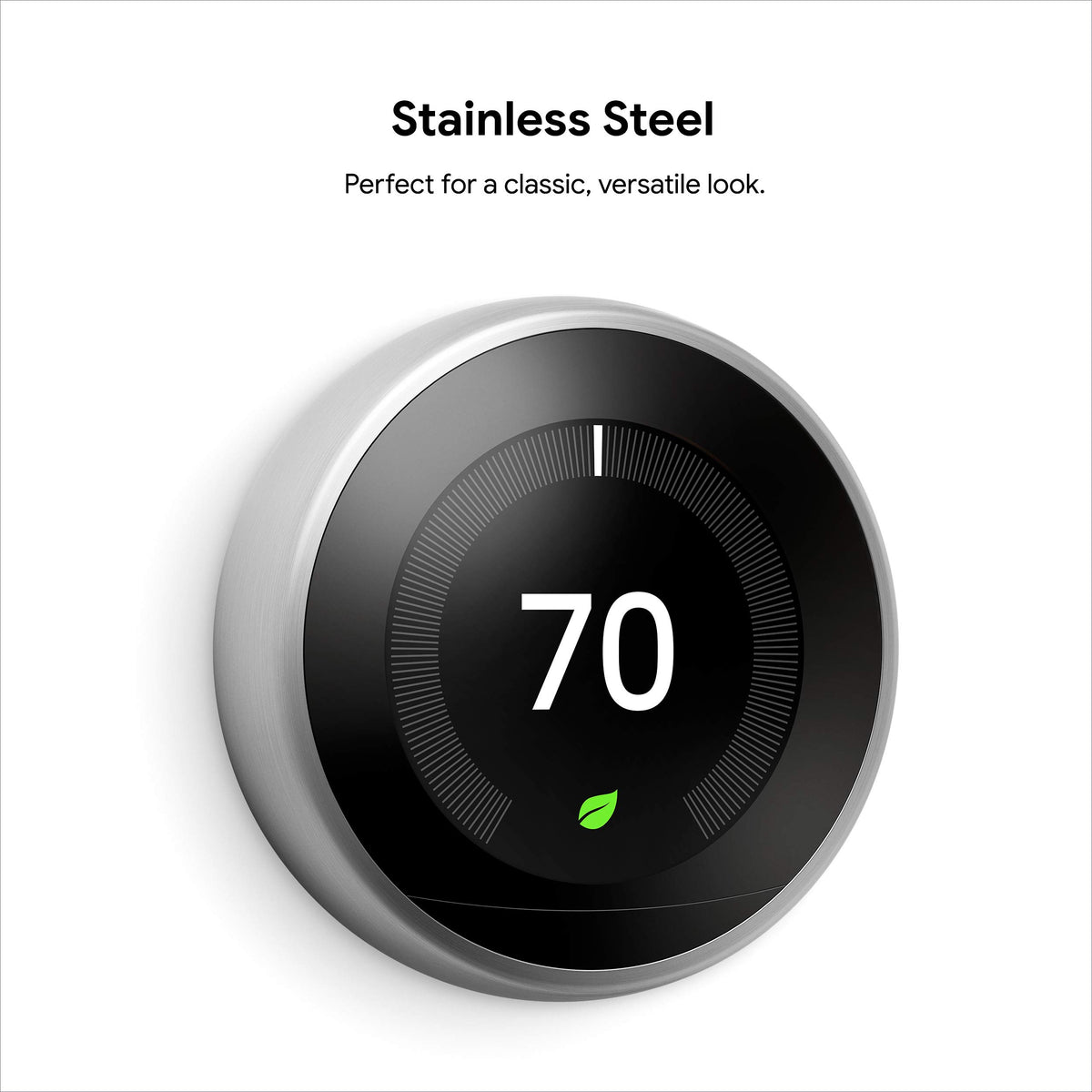 Google Nest Learning Thermostat remote control via smartphone app