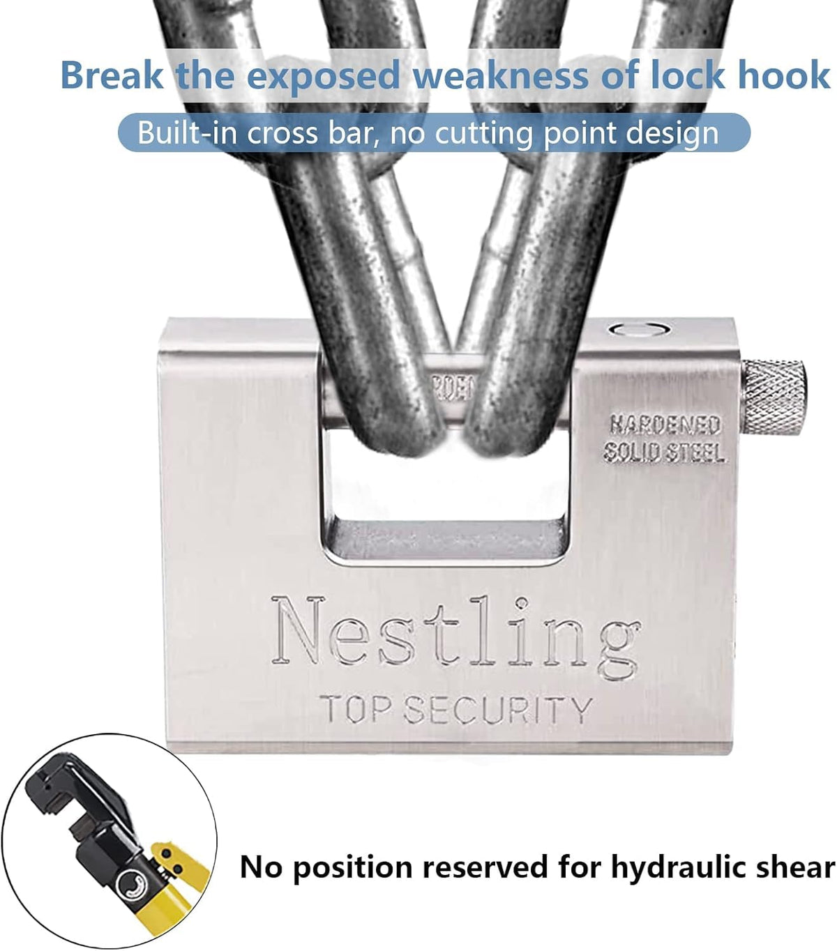 Nestling five-key set with key-retaining feature for secure access.
