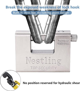 Nestling five-key set with key-retaining feature for secure access.