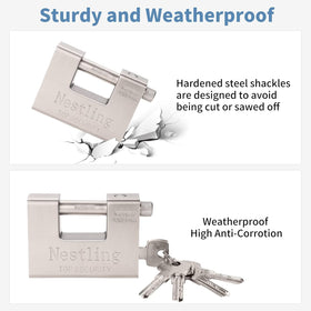 Nestling keyed-different system ensuring unique keys for every lock.