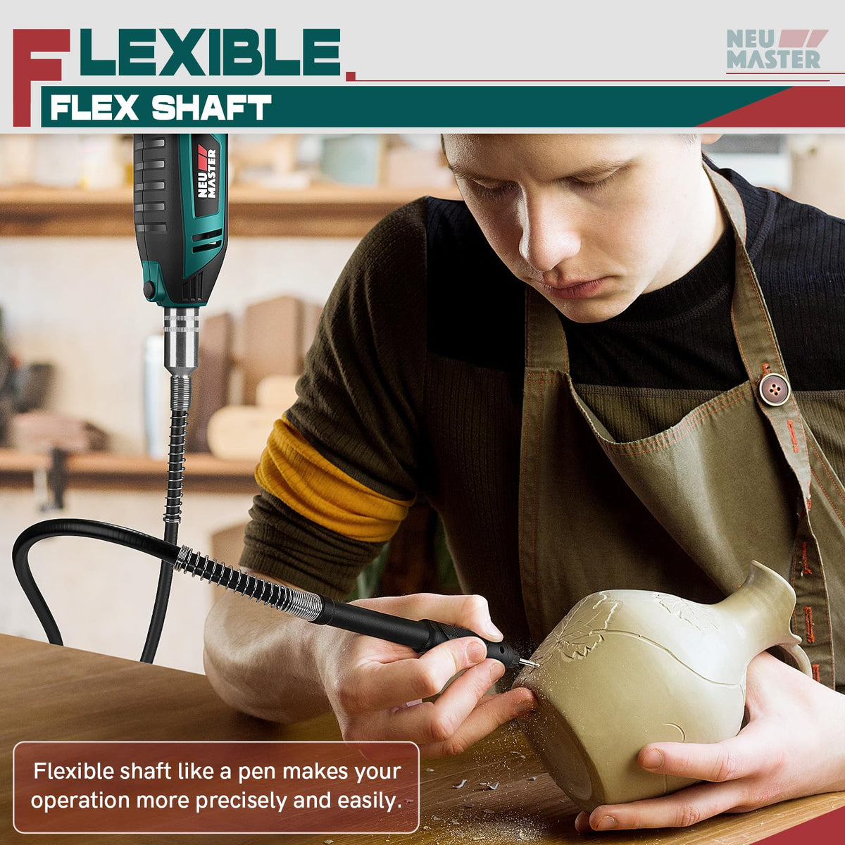 NEU MASTER 180W with 160 accessories set for versatile crafting