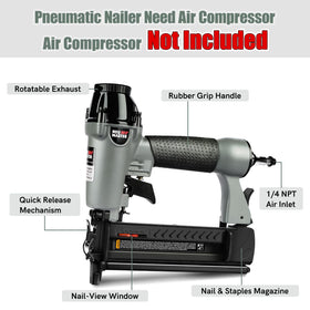 NEU MASTER 360-degree exhaust keeps dust away from the user.