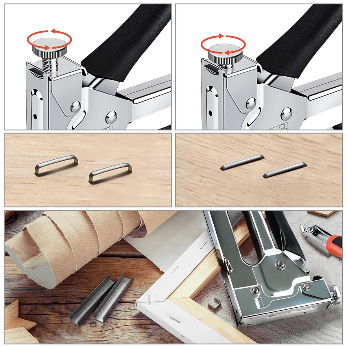 NEU MASTER staple kit with 2000 staples in three sizes