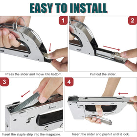 NEU MASTER in use on furniture for secure fabric and wood fixes.