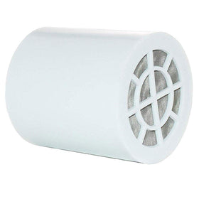 New Wave Enviro shower filter replacement cartridge close-up showing chlorine reduction for smoother skin