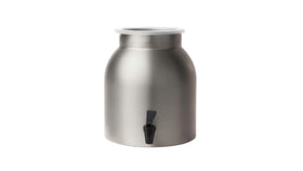 New Wave Enviro stainless steel water dispenser angled pour for easy serving.
