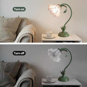 NewAoNaSen Flower Table Lamp dorm room friendly mood lighting for study.